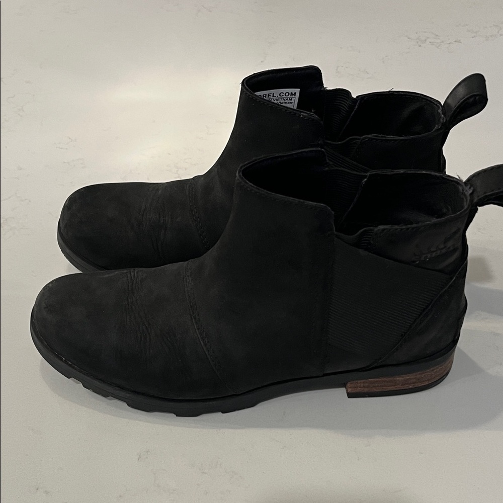 Sorel Black Ankle Booties
